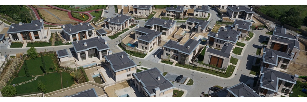 Akgün Çatı tarafından çatısı yapılan konut sitesi